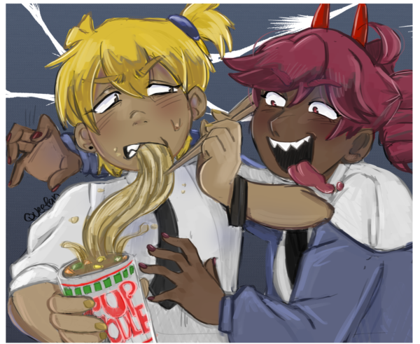 Akita Denji and Kasane Power